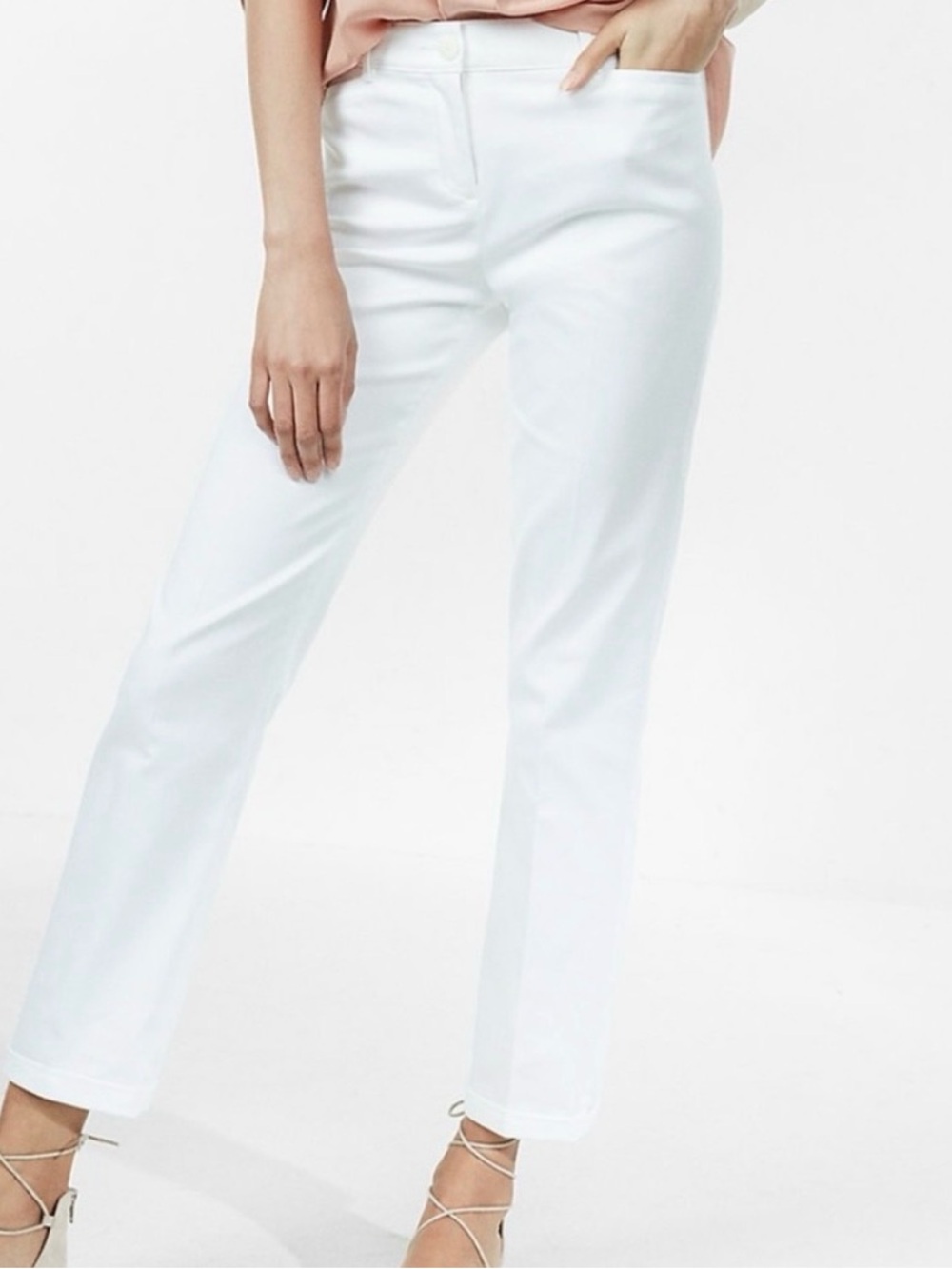 (LUSTY COCOA) Express Ultimate Chino Straight Mid Rise